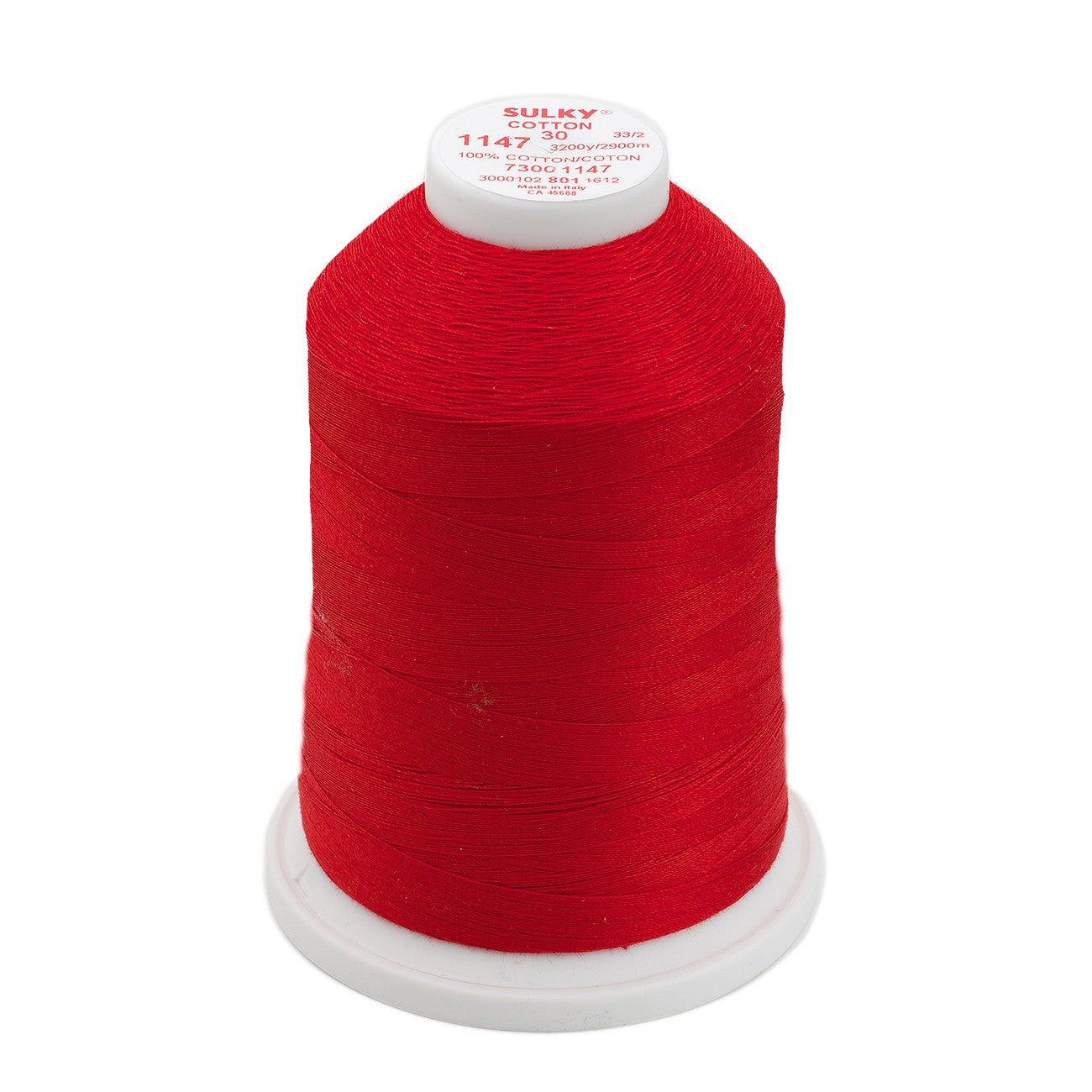 Cotton Thread 2-ply 30wt 400d 3200yds Christmas Red