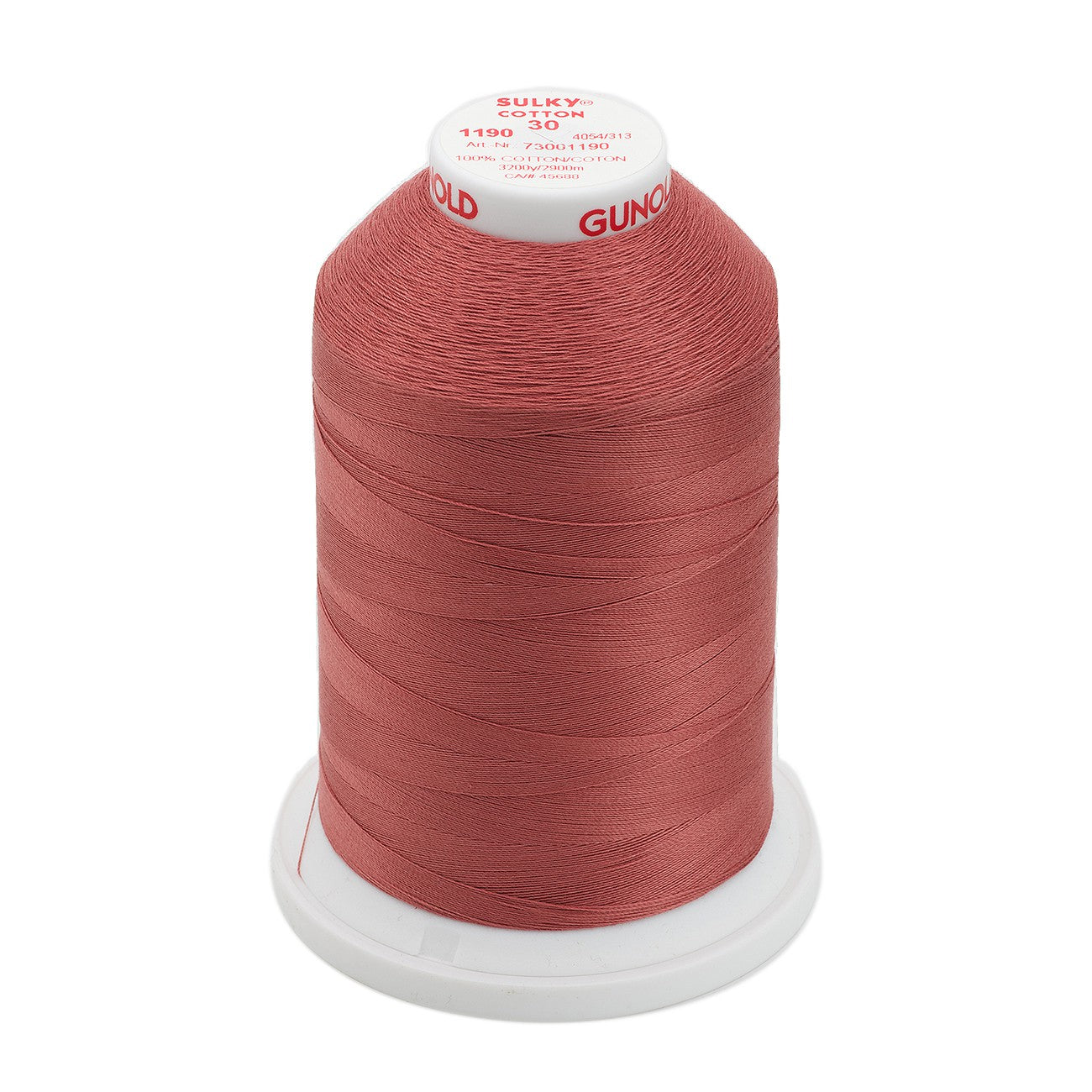 Cotton Thread 2-ply 30wt 400d 3200yds Medium Burgundy