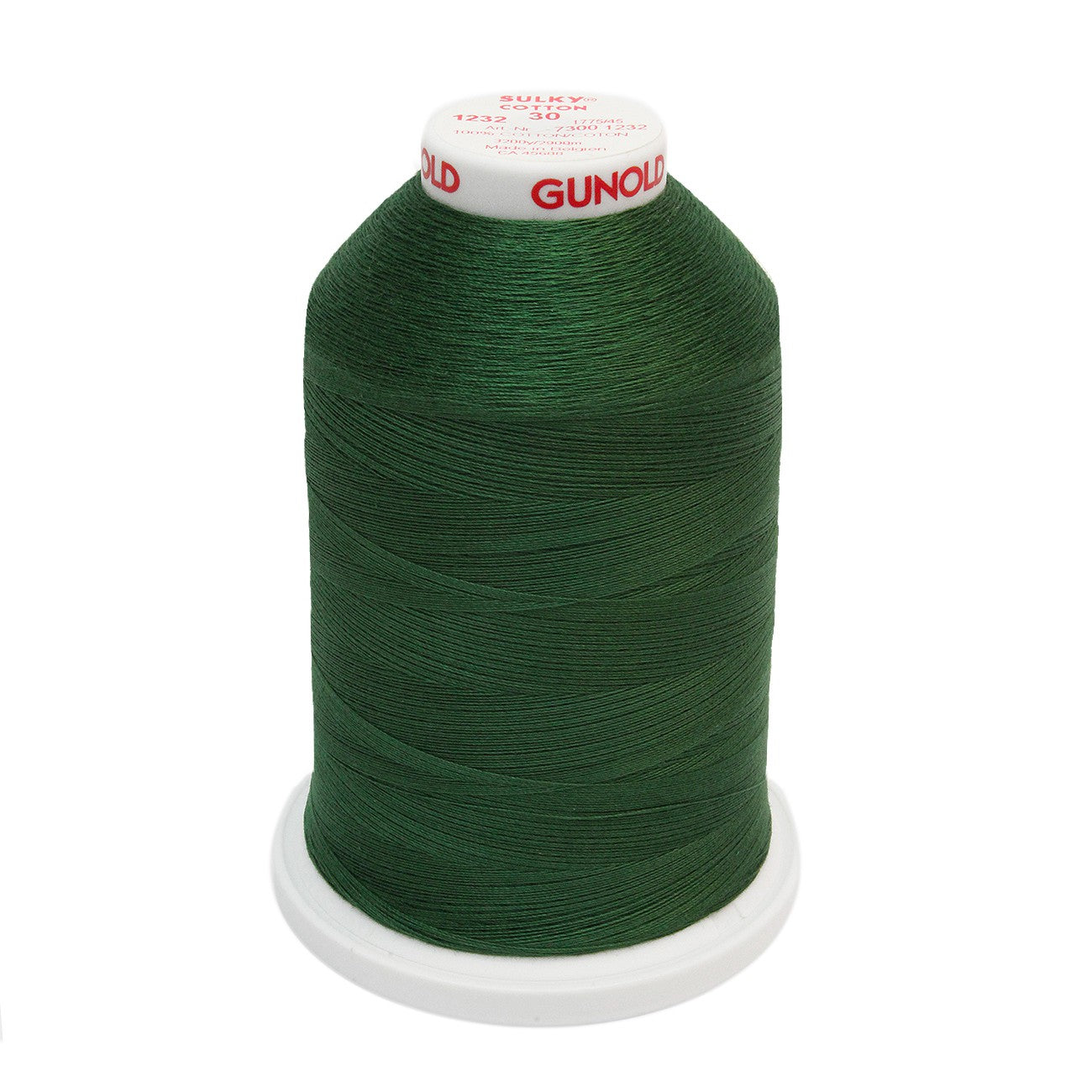 Cotton Thread 2-ply 30wt 400d 3200yds Classic Green
