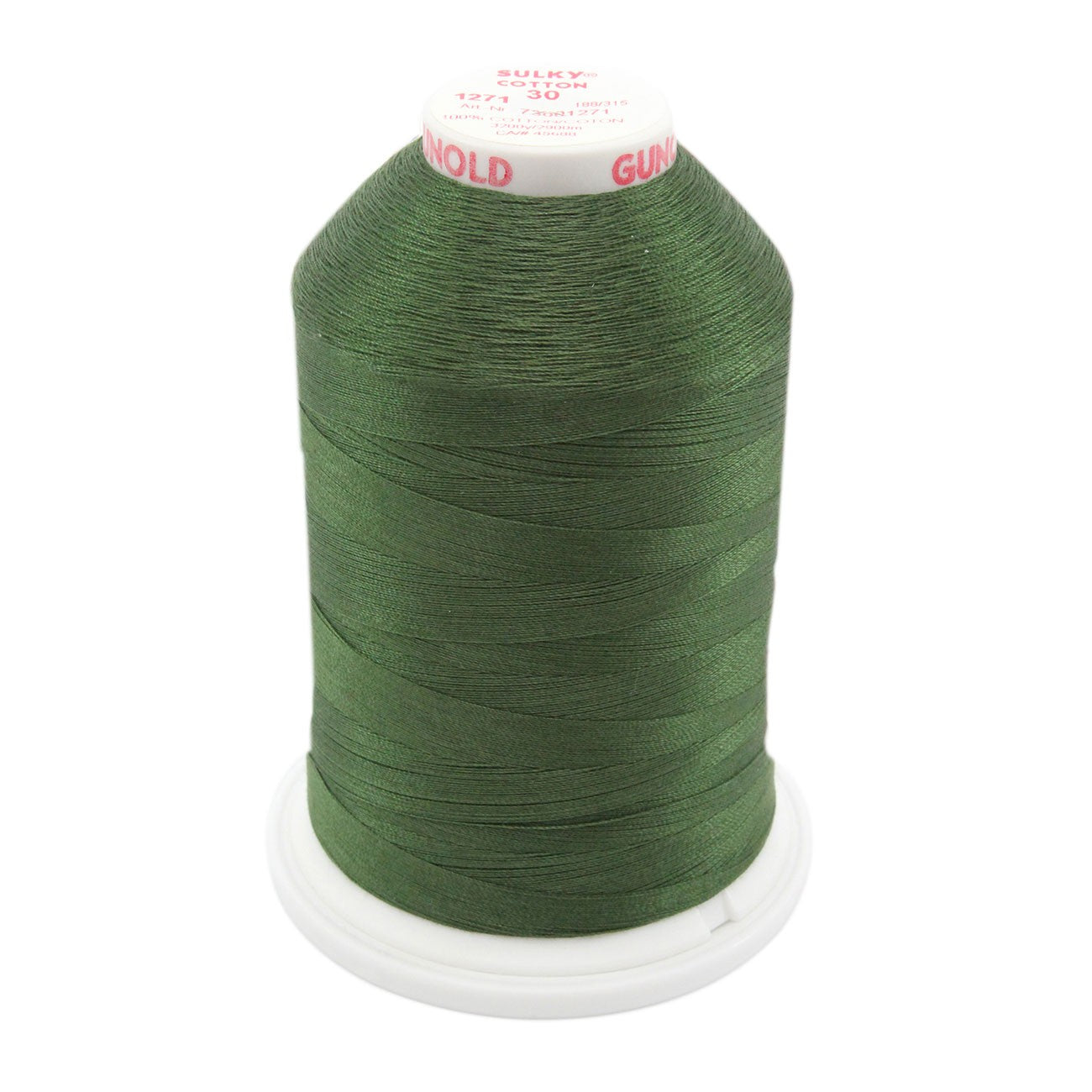 Cotton Thread 2-ply 30wt 400d 3200yds Evergreen