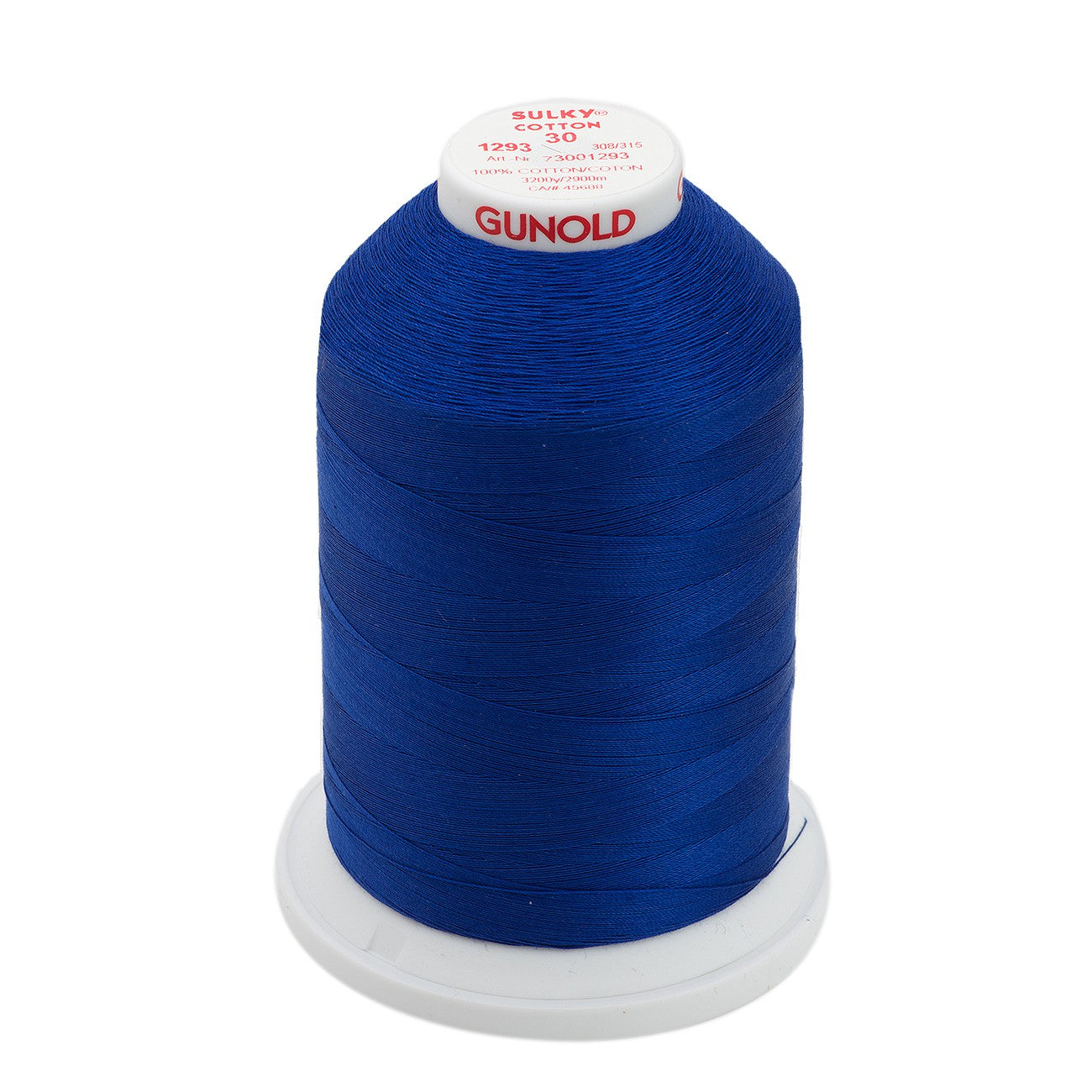 Cotton Thread 2-ply 30wt 400d 3200yds Deep Nassau Blue