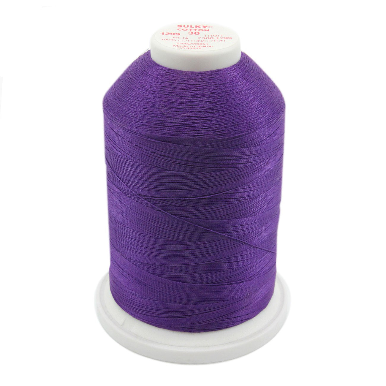 Cotton Thread 2-ply 30wt 400d 3200yds Purple Shadow