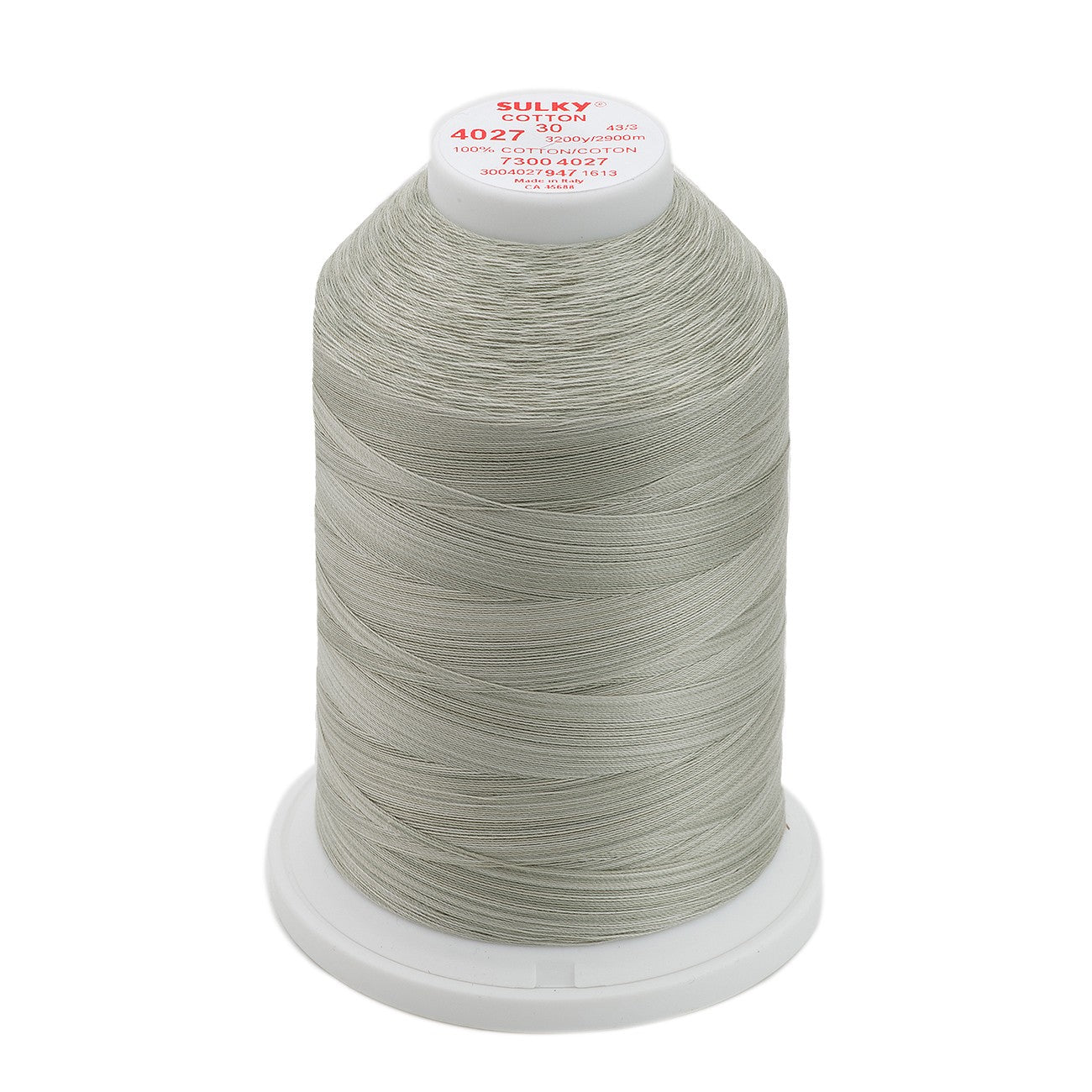 Blendables Cotton Thread 2-ply 30wt 400d 3200yds Silver Slate