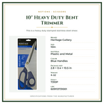 Product Specifications – 10" Heavy Duty Bent Trimmer