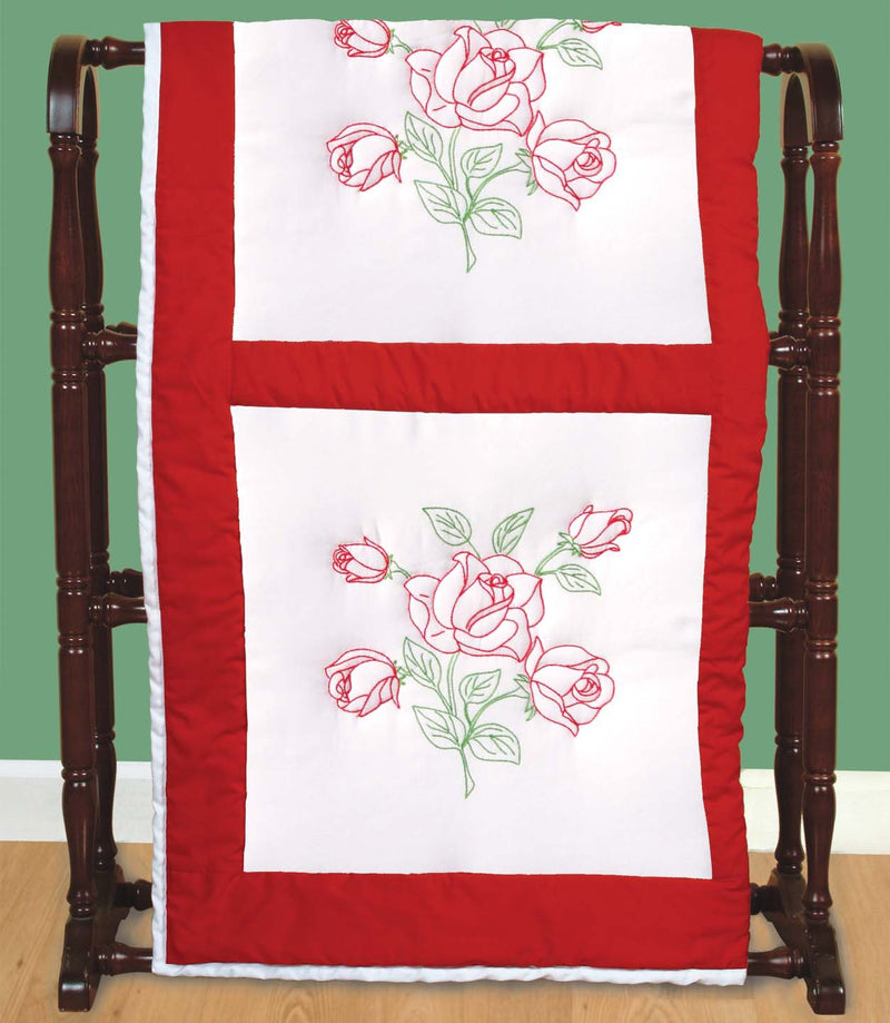 Long Stem Rose Quilt Block Set