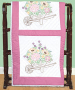 Wheelbarrow Of Flowers 18in Quilt Blocks