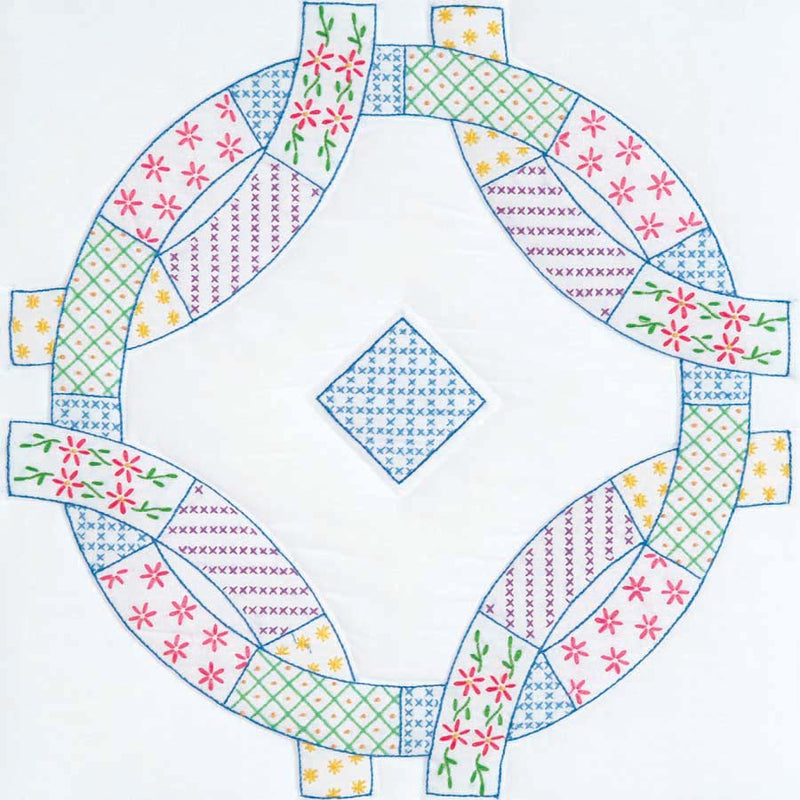 Wedding Rings Quilt Block Set