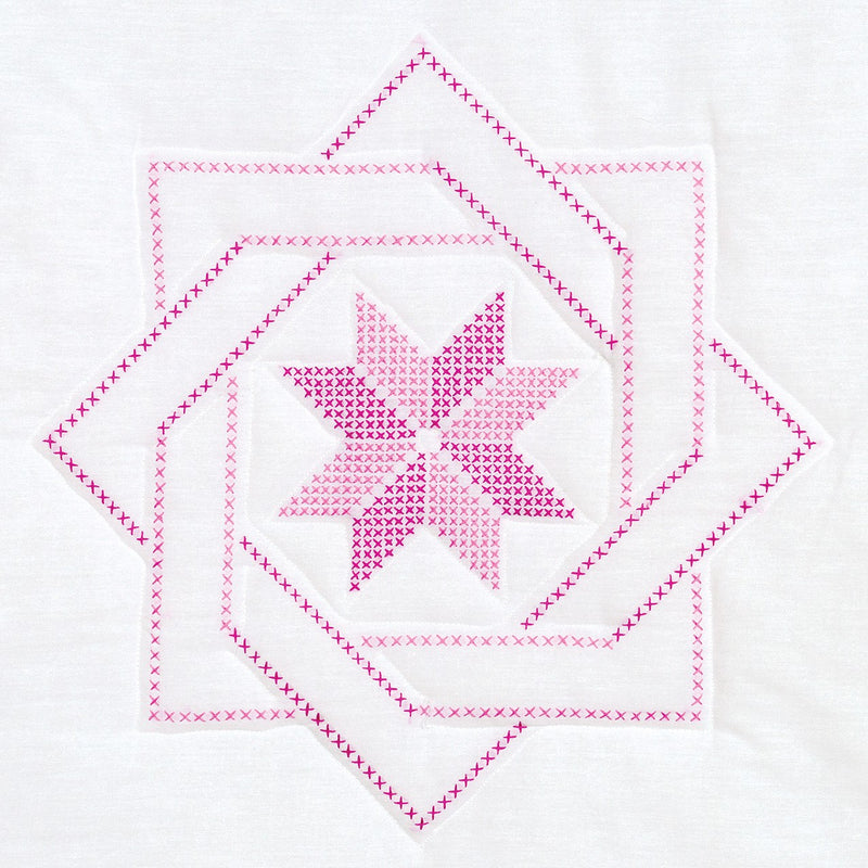 Woven Star Quilt Blocks 18in