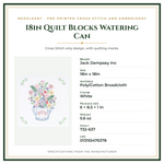 Product Specifications – 18in Quilt Blocks Watering Can