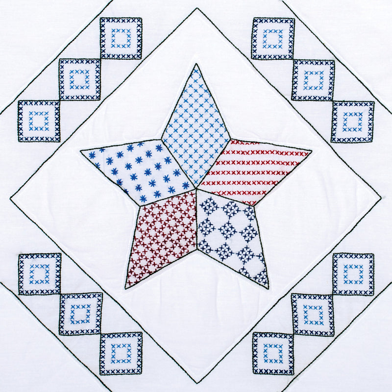 Interlocking Star 18in Quilt Blocks