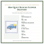 Product Specifications – 18in Quilt Blocks Flower Delivery