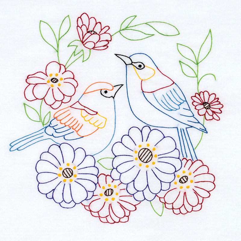 2 Birds 18in Quilt Squares