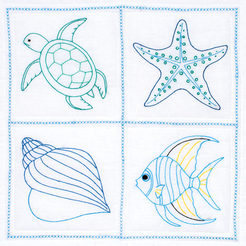 Beach 18in Quilt Blocks