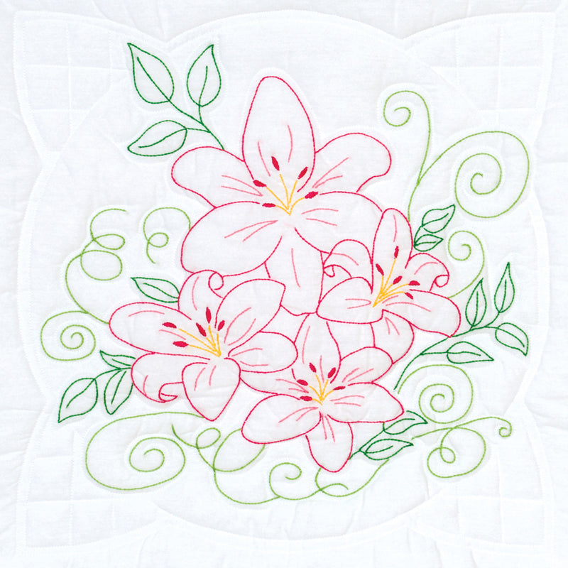 Lillies 18" Quilt Blocks