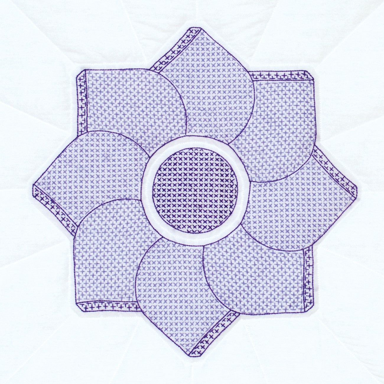 Heart Flower 18" Quilt Squares