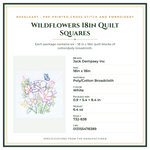 Product Specifications – Wildflowers 18in Quilt Squares