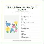 Product Specifications – Birds & Flowers 18in Quilt Blocks