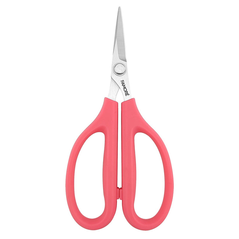 Very Sharp Scissor with Large Pink Comfort Handles 6-1/4in