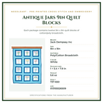 Product Specifications – Antique Jars 9in Quilt Blocks