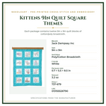 Product Specifications – Kittens 9In Quilt Square Themes