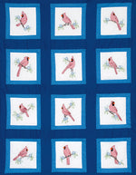Cardinals 9in  Theme Quilt Blocks