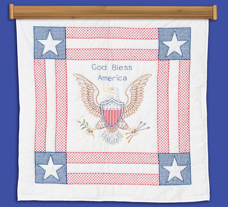 Wall Quilt  God Bless America