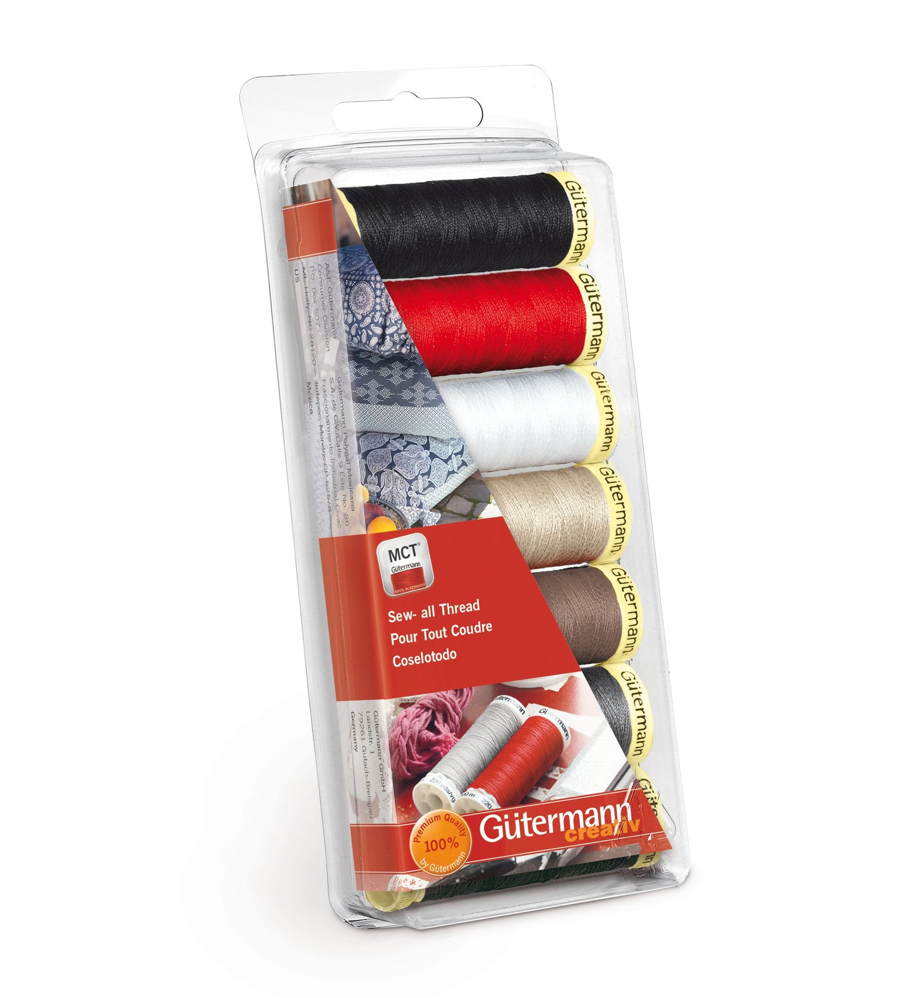Sew-all Thread 7 spools 7 Colors 100M