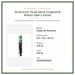 Product Specifications – Tear Easy Tear-Away Stablizer White 12in x 12yds
