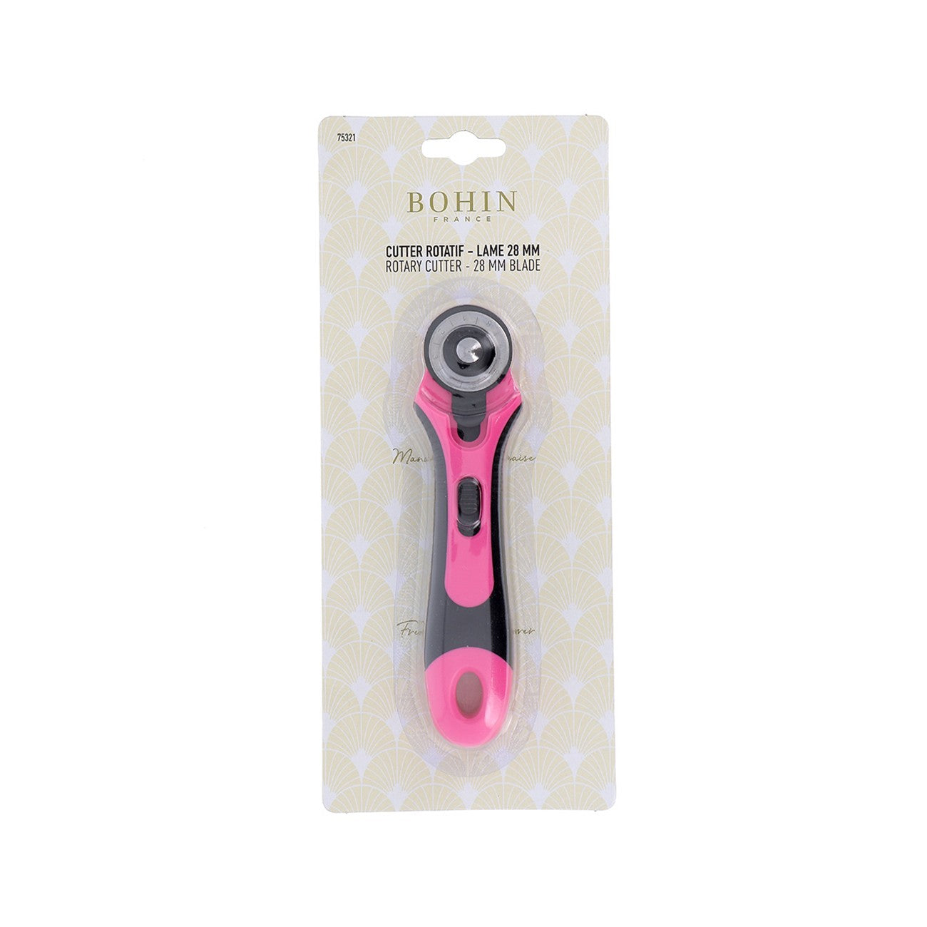 Rotary Cutter Bohin 28mm Pink