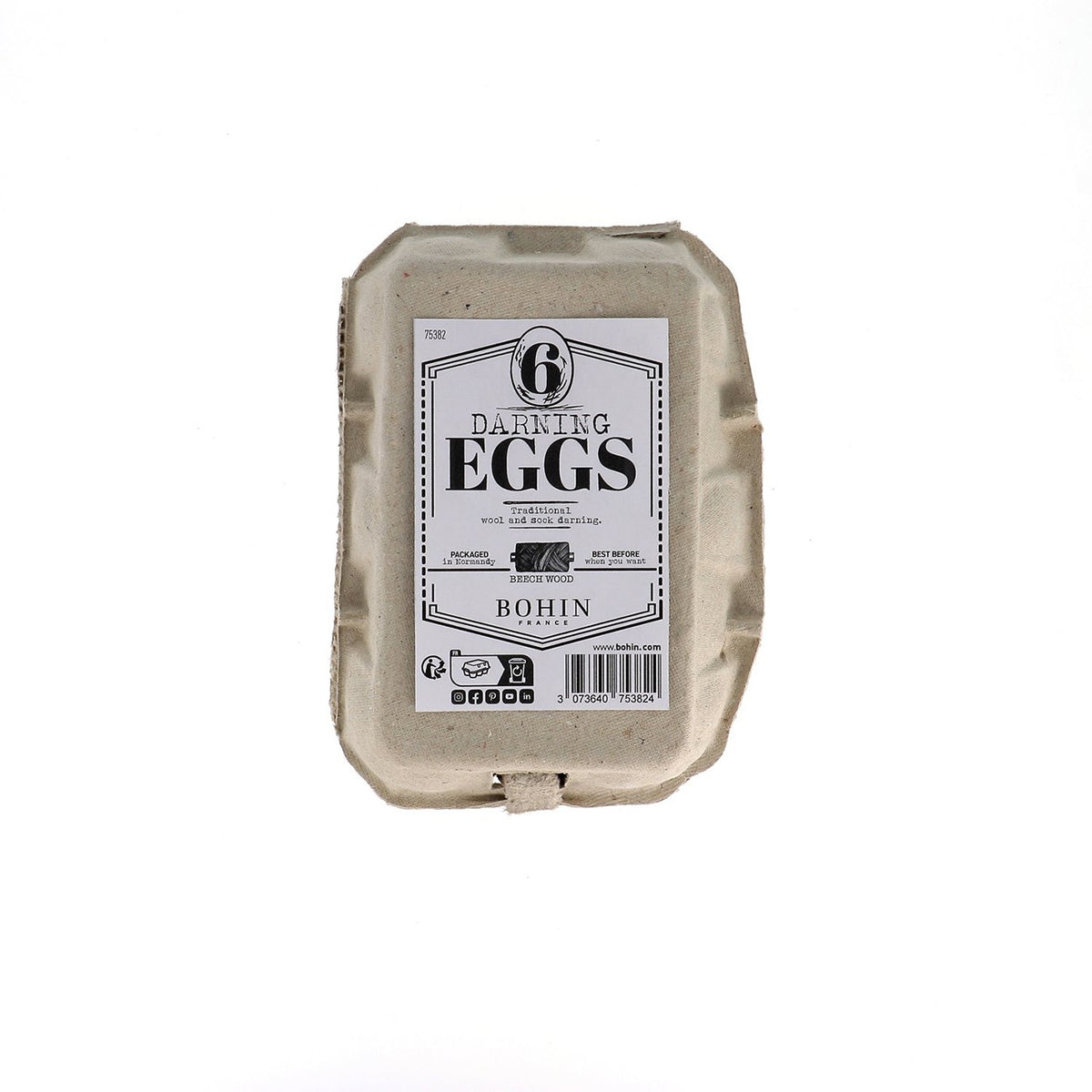 Egg Darner (Beech Wood) - Box Of 6 (Eng)