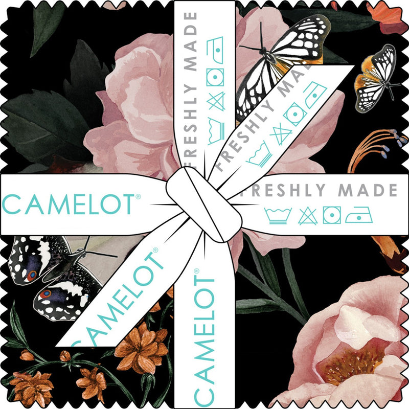 5in Squares Bloom Noir, 42pcs/bundle