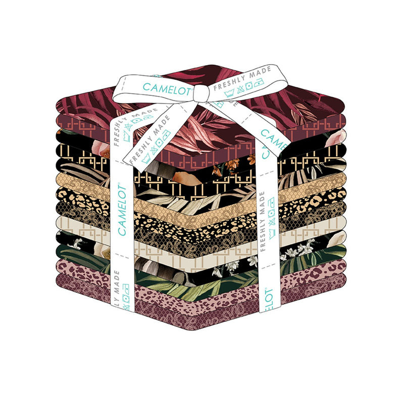 Fat Quarter Bloom Noir, 13pcs/bundle