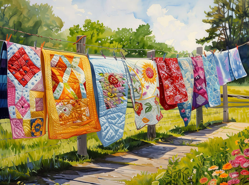 Quilts on the Line 1000pc