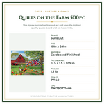 Product Specifications – Quilts on the Farm 500pc