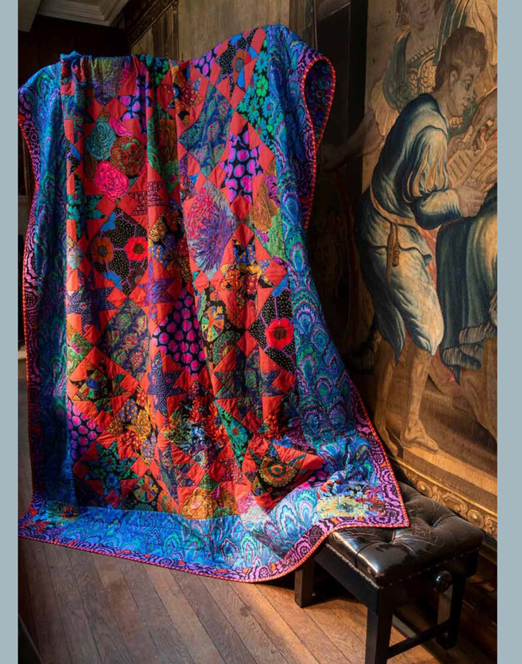 Kaffe Fassett's Quilts at an English Manor House