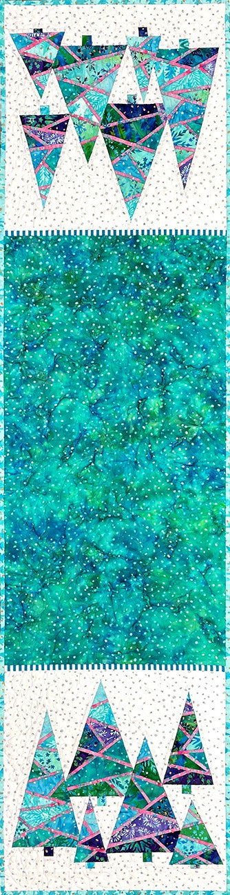 Enchanted Forest Tablerunner Quilt Kit, 71"x18-14"