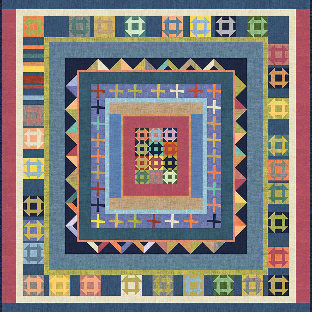 Multi Crossroads Multi Quilt Kit