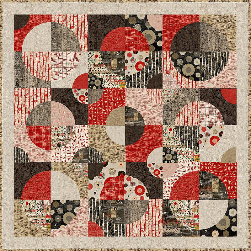 Multi Full Circle DQT, 49" x 61-1/4"