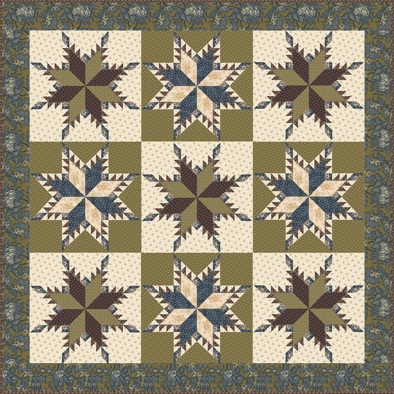 Multi Thorncrest DQT, 50" x 70"