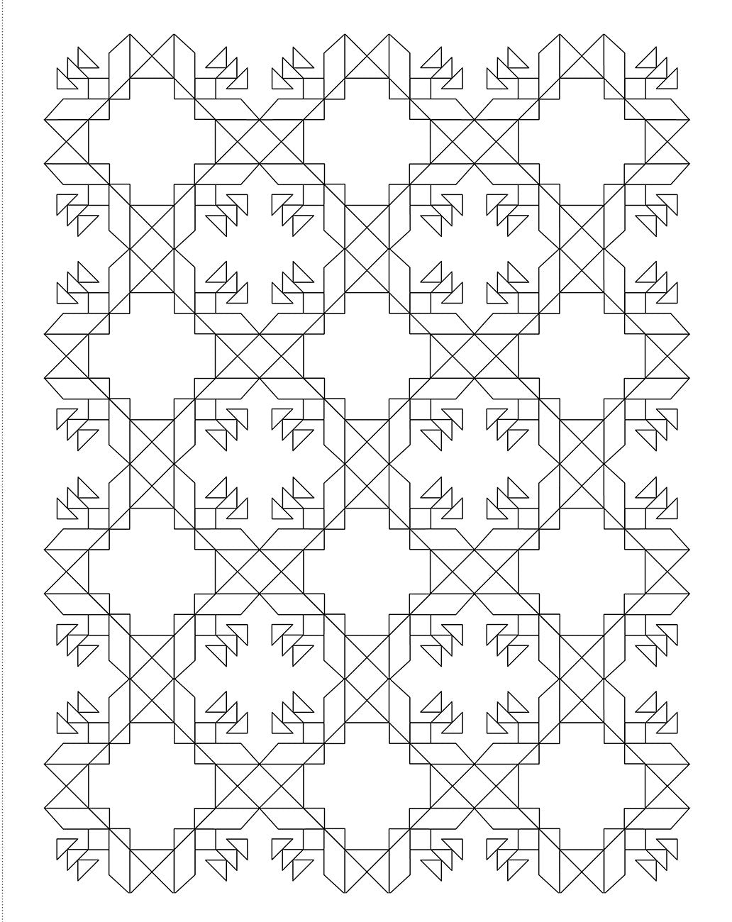 Modern Quilting Coloring Book