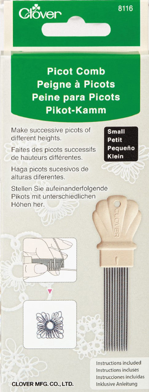 Clover Picot Comb Small