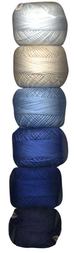 Pearl Cotton Size 8 Thread Sampler Pack Sashiko Basic