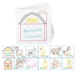 Cloth Nursery Books 12pgs 8in x 8in Barnyard Friends