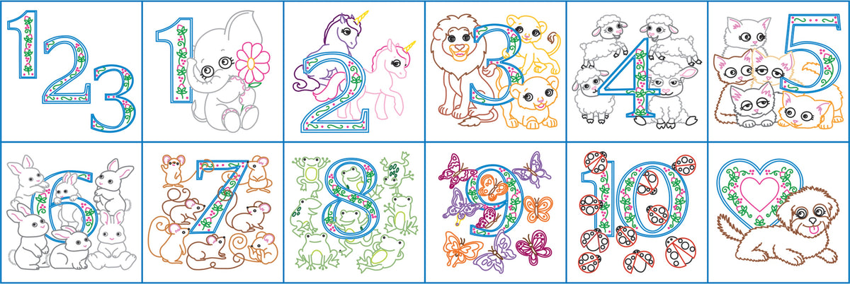 My Number 1,2,3 Nursery Books