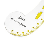 Curve Ruler Clear 12in
