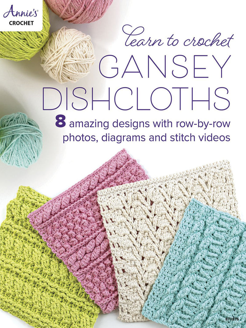 Learn to Crochet Gansey Dishcloths
