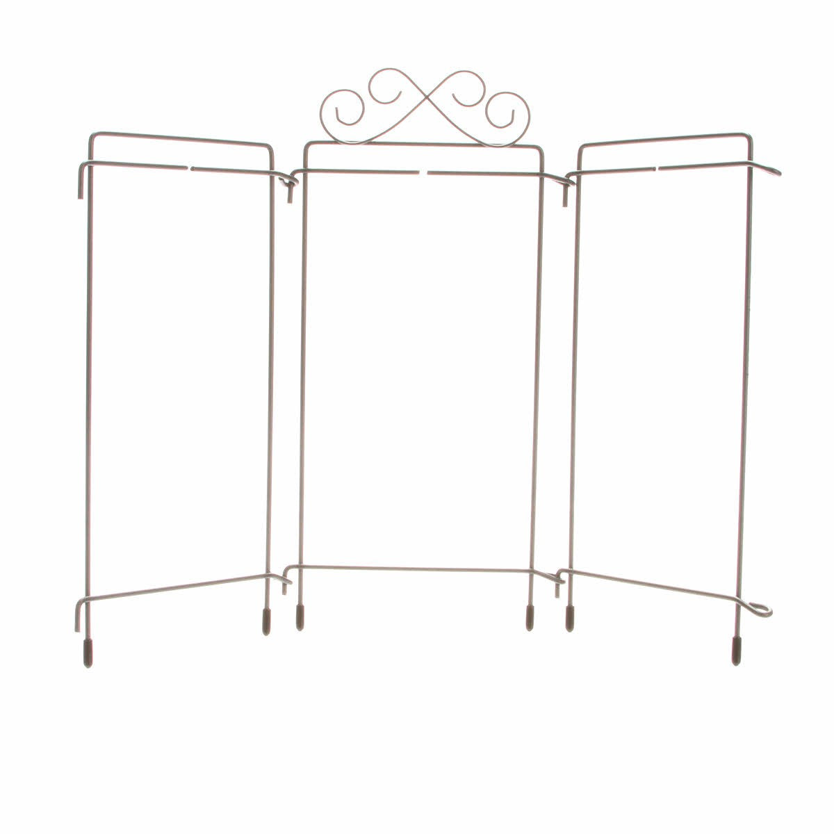 4in x 9in Table Top Tri-Stand Hanger Grey