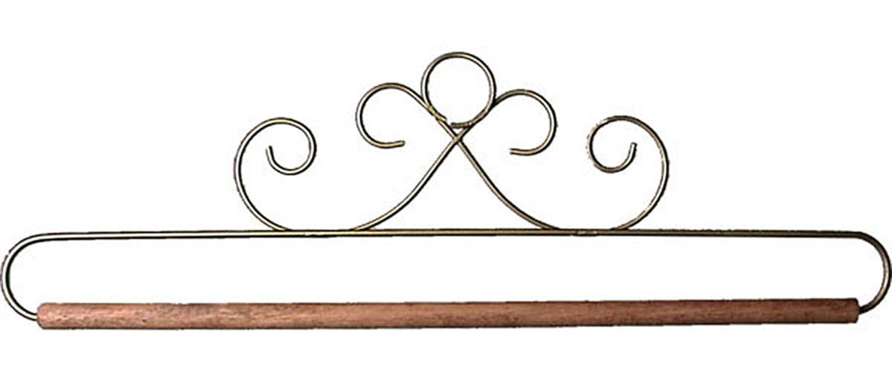 12in Gold French Curl Hanger
