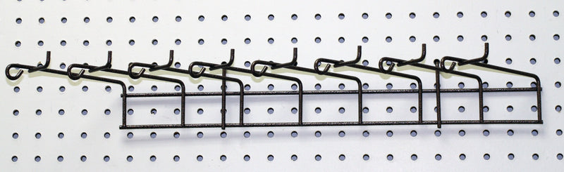 Pattern Display Rack 8 Hooks Angle Left