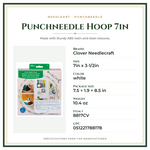 Product Specifications – Punchneedle Hoop 7in